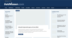 Desktop Screenshot of geldwissen.com